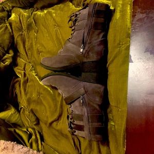 UGG combat style ankle boots